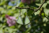 Náušnice zelené - Tiffany šperky