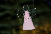 Anděl růžový malý - Tiffany šperky