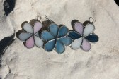Kytička trojbarevná - Tiffany šperky