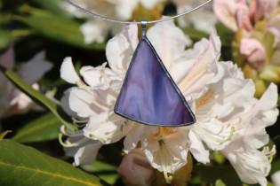 Fialový šperk - Tiffany šperky