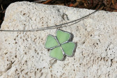 Čtyřlístek zelený - Tiffany šperky