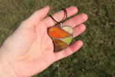 Srdce podzimních barev - Tiffany šperky
