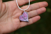 Srdíčko malé růžové - Tiffany šperky