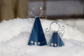 Andílek s kytičkami modrý větší - Tiffany šperky