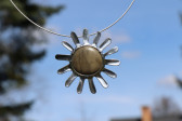 Cínované sluníčko - Tiffany šperky