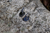 Fialové náušnice - Tiffany šperky