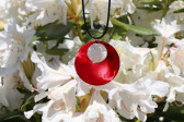 Červený náhrdelník velký - Tiffany šperky