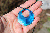 Modrý náhrdelník velký - Tiffany šperky