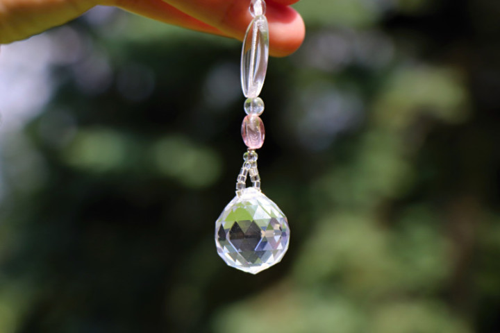 Lapač slunce v jemných tónech - Tiffany šperky