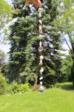 Lapač slunce s mušličkami - Tiffany šperky