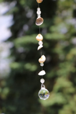 Lapač slunce s mušličkami - Tiffany šperky