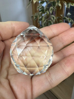 Lapač slunce velký - ozdoben růžovou a modrou - Tiffany šperky